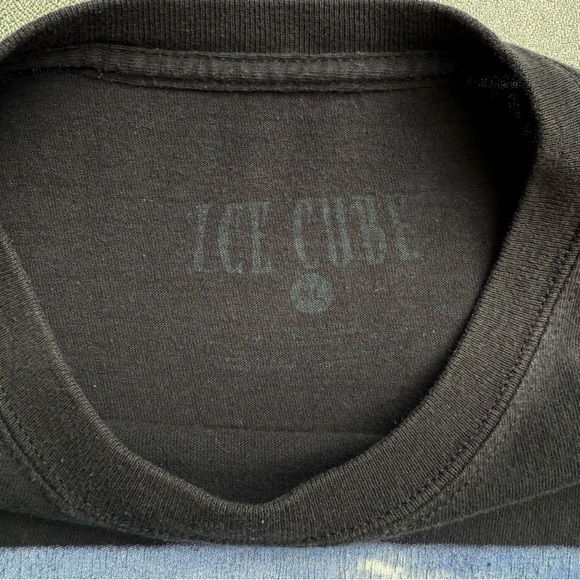 Used Black Ice Cube Rapper Photo Print Crew Neck Cotton T-shirt Men's XL - Picture 4 of 5